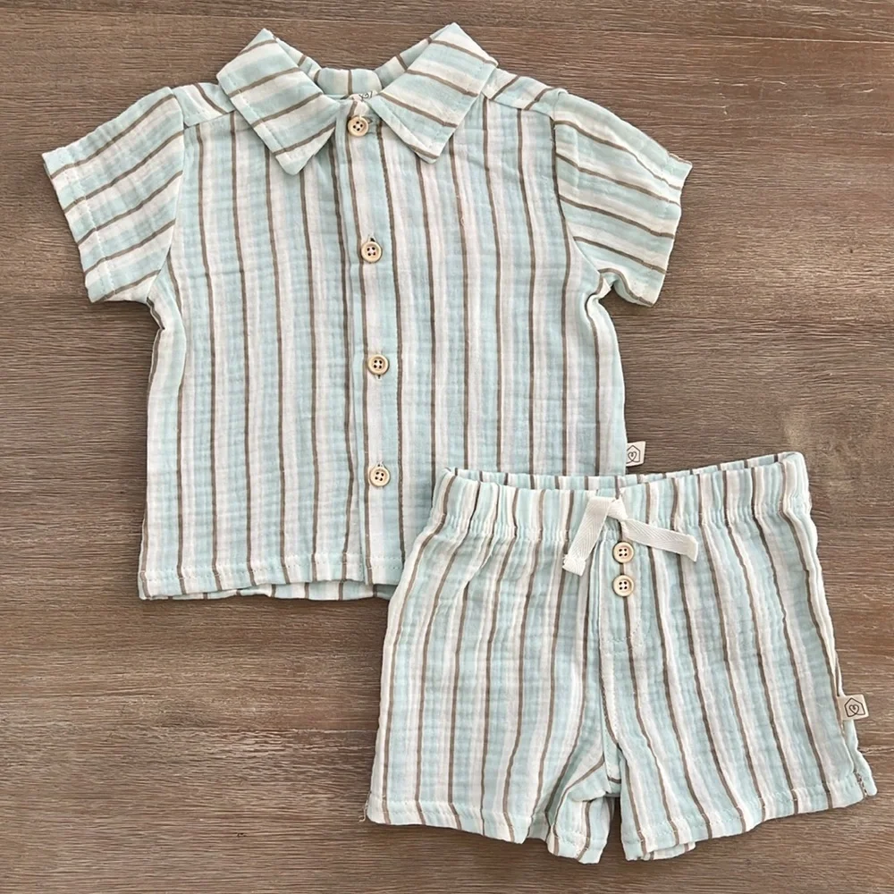 Snug Toddler Boy Stripe Resort Set 3T